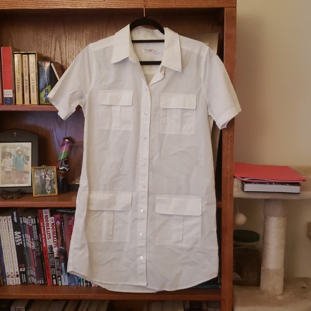 Equipment Cotton Shirt Dress